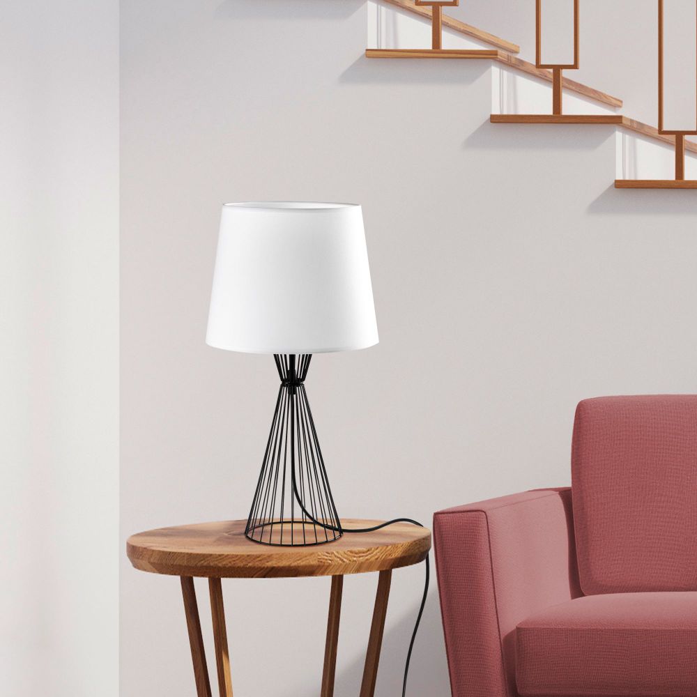 Telıs - 5374 Crno-Bijela Stolna Lampa slika 3