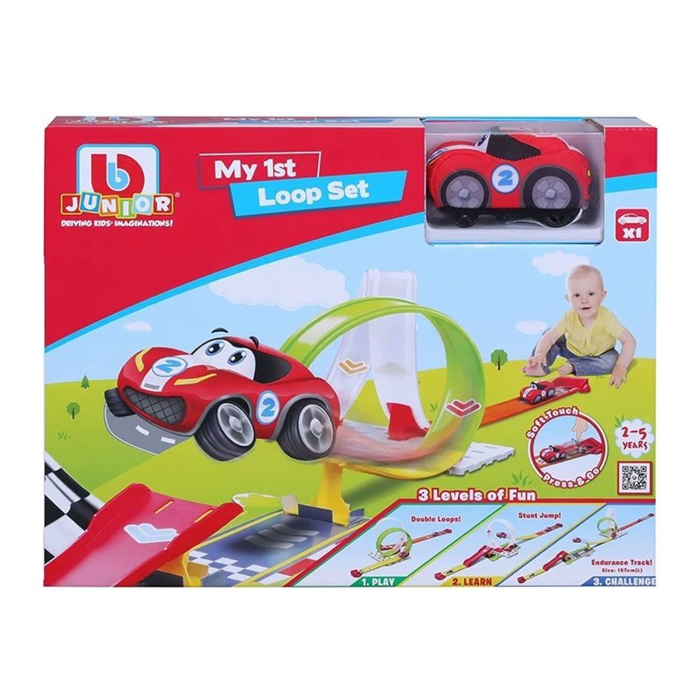 Bburago Junior My First Loop Set - Moj prvi Loop set sa autićem slika 1
