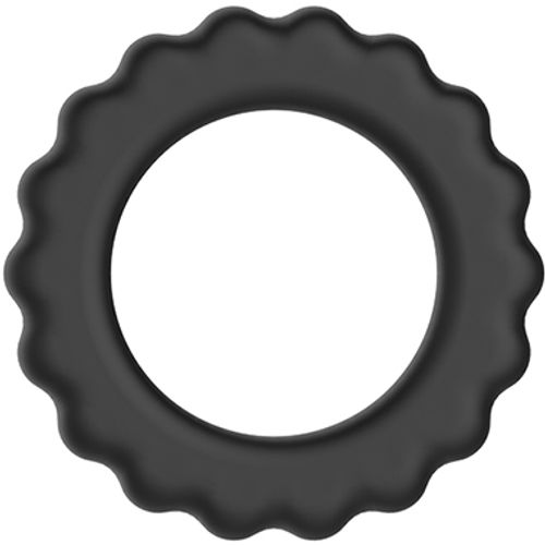 Crni silikonski prsten slika 1