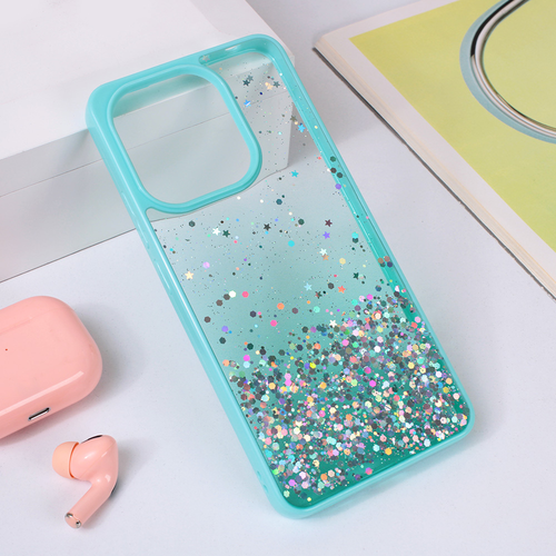 Torbica Frame Glitter za Xiaomi Redmi Note 13 4G mint slika 1