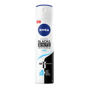 NIVEA Black&White Invisible Pure dezodorans u spreju 150ml