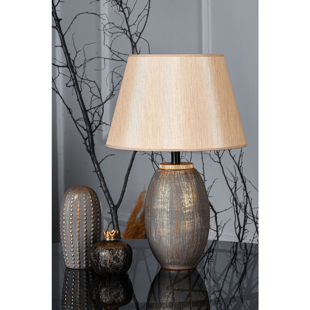 OPVIQ Stolna Lampa Zlatno-Smeđa TM169 slika 1