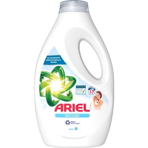 Ariel Sensitive Skin Deterdžent 850ml 17 pranja slika 1