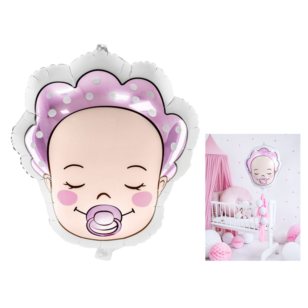 FB63-081 Folijski balon Baby Girl 45x40cm slika 1