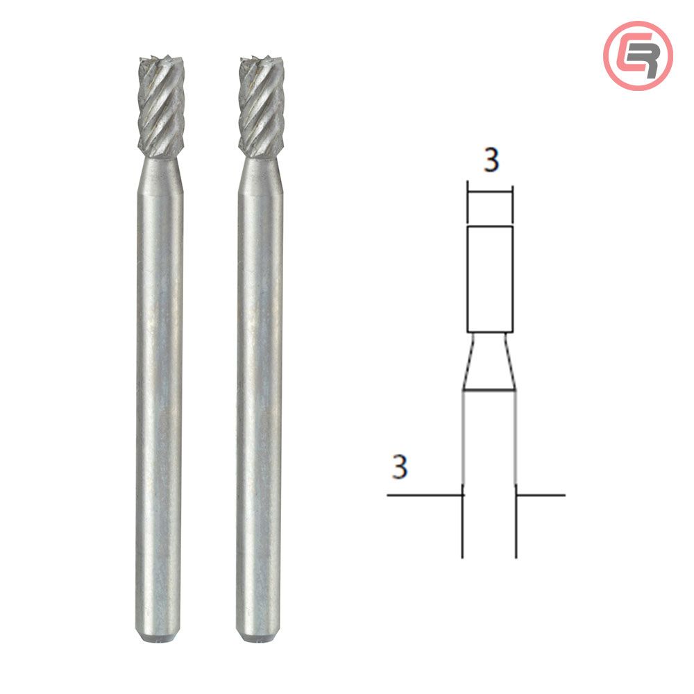 Proxxon Štift Za Glodanje 3,0 mm Cilindrični / 2 kom - 28722 slika 1