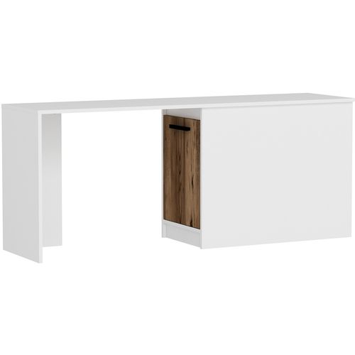 Newra - Light Walnut, White Light Walnut
White Study Desk slika 5