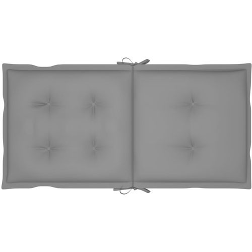 Jastuci za vrtne stolice 6 kom sivi 100 x 50 x 7 cm slika 4