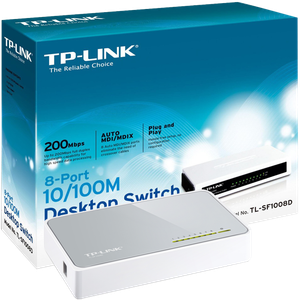 TP-LINK 8-Portni switch, 200Mbps, 10/100M - TL-SF1008D