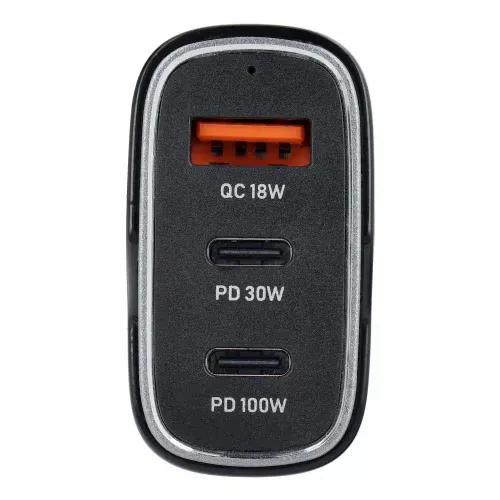 USB QC 3.0 auto punjač 18W + 2x Type C PD 100W+30W CC53-2C1A (ukupno 138W) slika 2