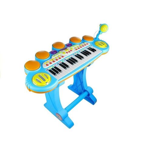 Klavijature sa stolicom plave slika 3