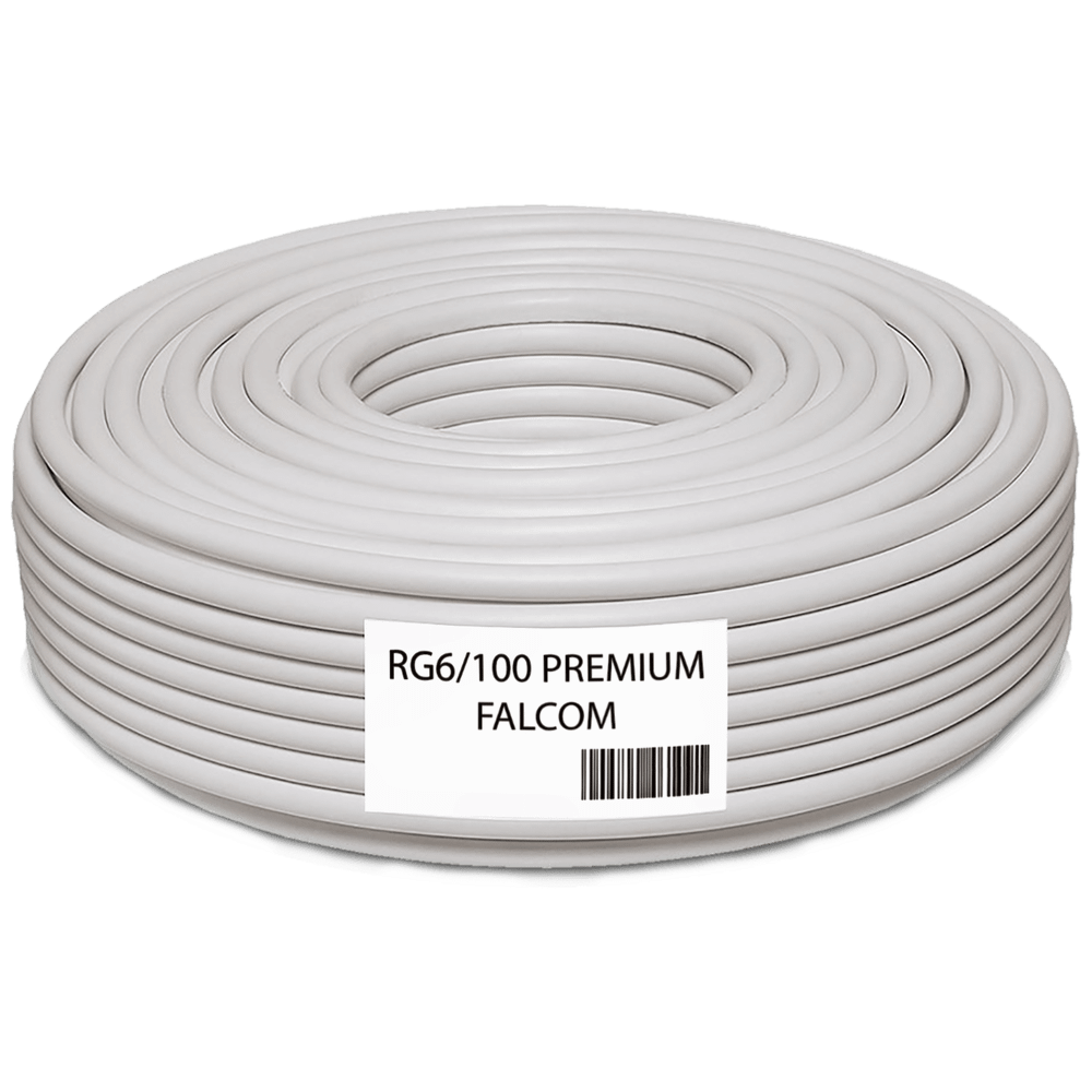 Falcom Koaksijalni kabl RG-6, CCS, 100dB, pak. 100 met. - RG6/100-PREMIUM slika 1