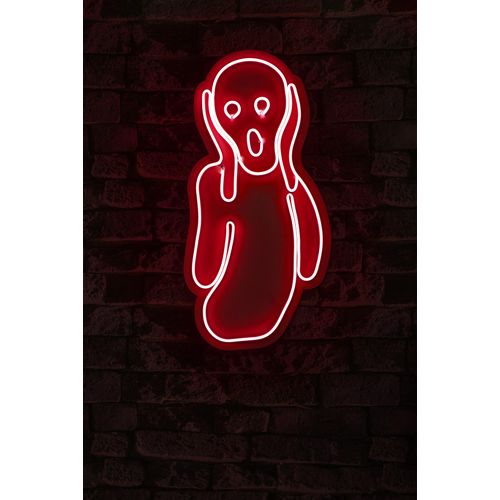 Wallity Ukrasna plastična LED rasvjeta, Scream - Red slika 2