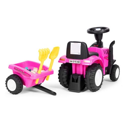 Traktor Sa Prikolicom Pink Ecotoys slika 7