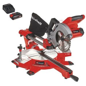 Einhell Akumulatorska potezna testera TE-SM 36/210 Li - Solo + Baterija 4 Ah 18V i punjač