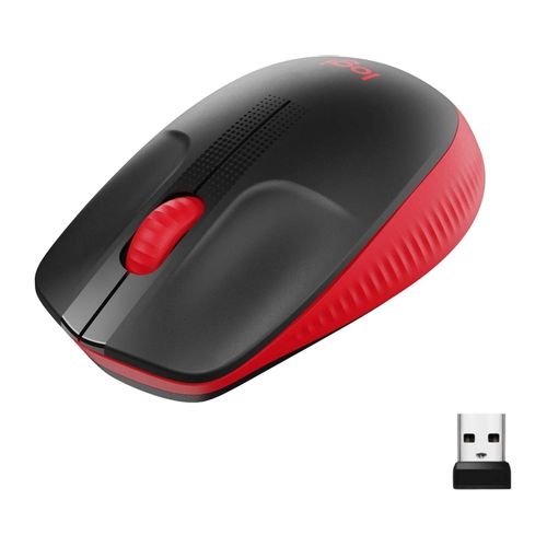 LOGITECH M190 Full-Size Wireless crveni miš slika 1