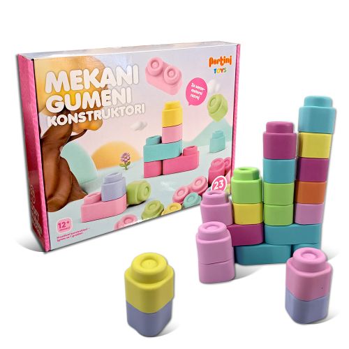 Pertini mekani gumeni konstruktori pastel 23 dela slika 3