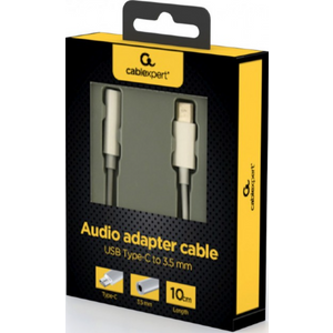 A-CM-3.5F-01 Gembird  USB type-C plug to stereo 3.5 mm audio adapter cable, white