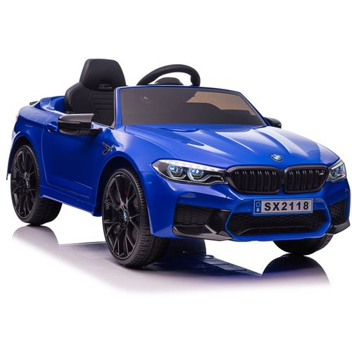 Licencirani BMW M5 DRIFT plavi - auto na akumulator slika 1