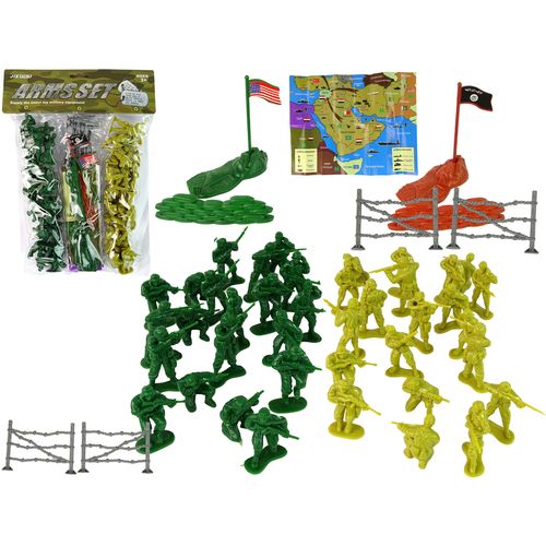 Vojni set figurica 51 elemenata slika 1