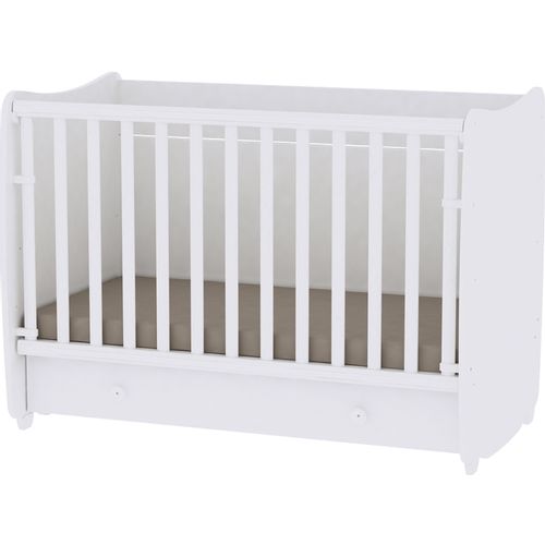 LORELLI DREAM Krevetić za Bebu s Mehanizmom Ljuljanja 3u1 White 120 x 60 cm slika 1