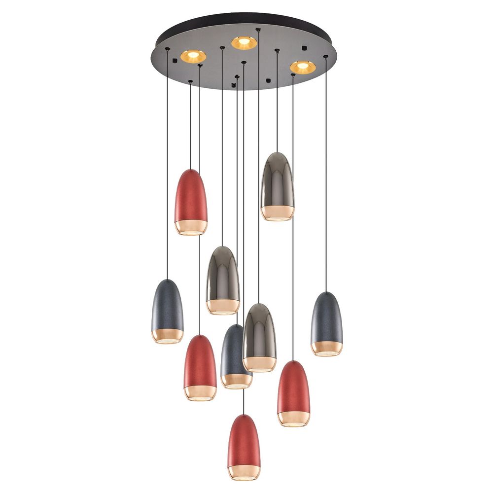 Luster 2804-10A-28 – boje: crvena, plava, siva slika 2