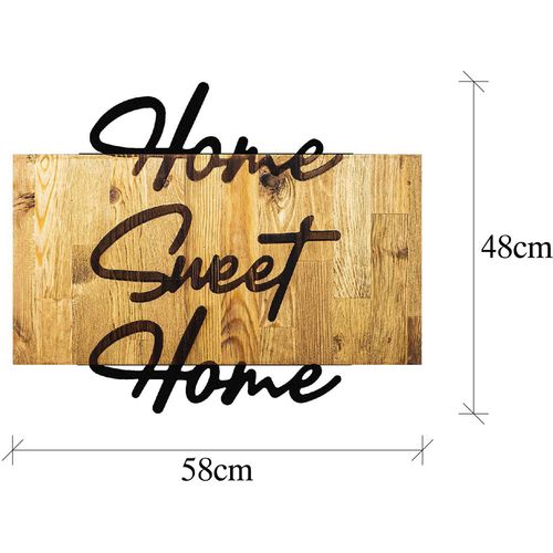 Wallity Drvena zidna dekoracija, Home Sweet Home slika 6