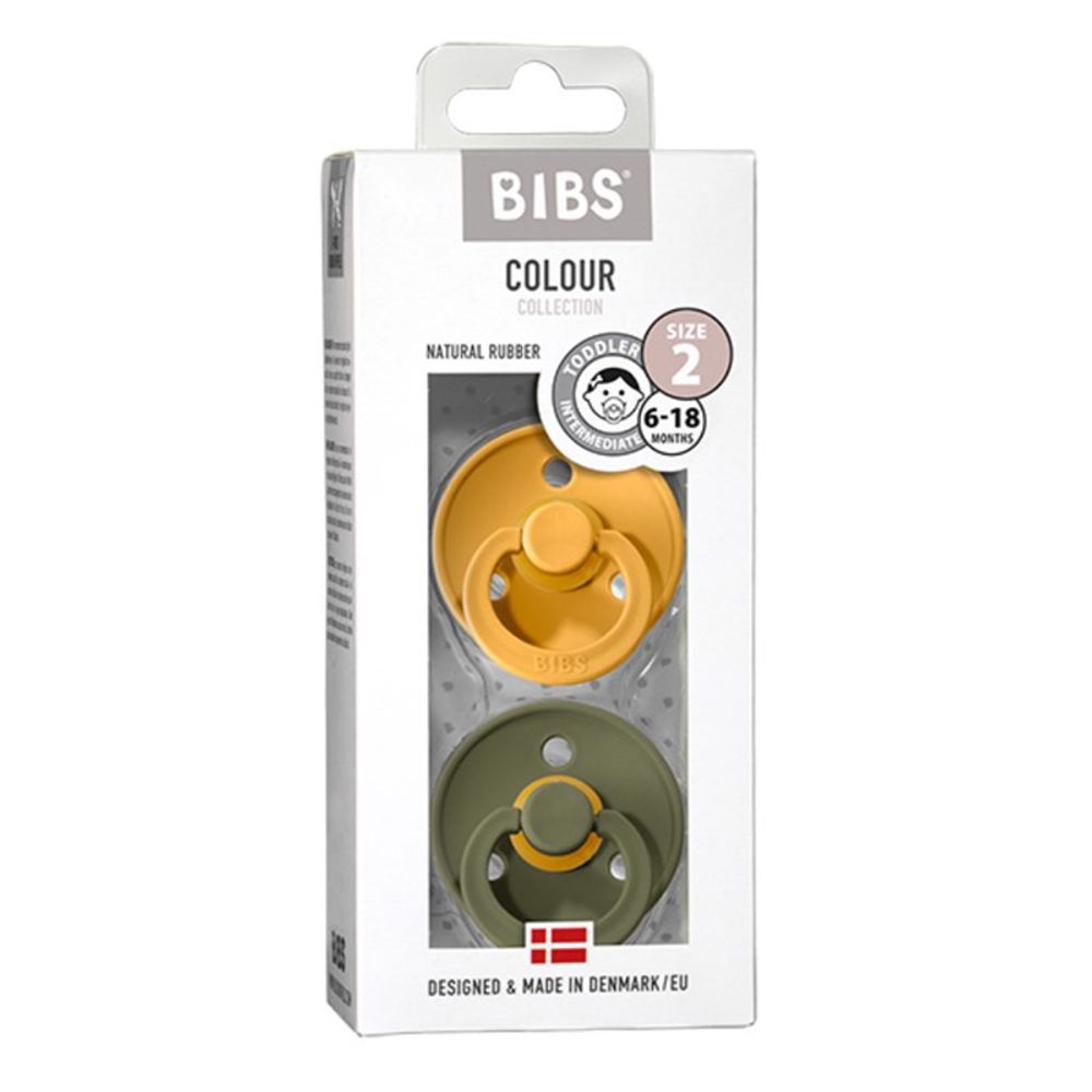 Bibs Duda varalica Colour Honey Bee & Olive 6-18mj (veličina 2), 2kom slika 2