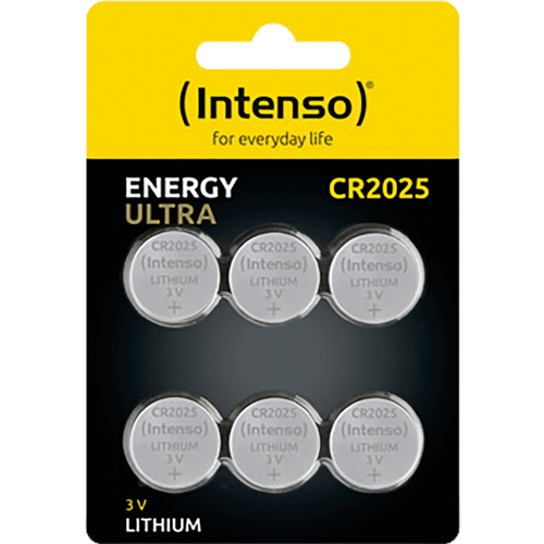 (Intenso) Baterija litijska, CR2025/6, 3 V, dugmasta, blister  6 kom - CR2025/6 slika 1