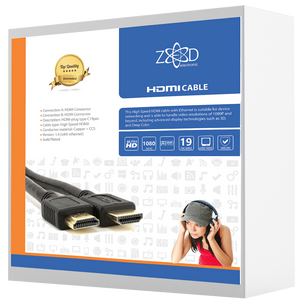 ZED electronic HDMI kabel, 7.5 met, ver. 1.4 - HDMI/7,5