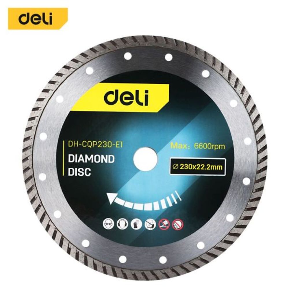 Dijamantska rezna ploča DELI Turbo 230mm EDH-CQP230-E1 slika 1