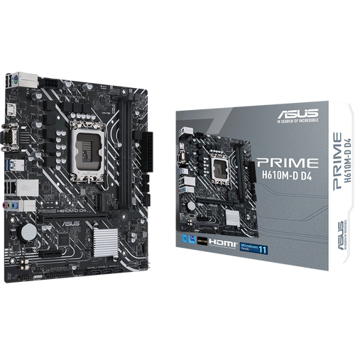 ASUS PRIME H610M-D D4 LGA1700 mATX MB slika 1