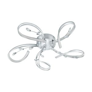 Eglo Vallemare Stropna Lampa 5x6,6W, Krom/Kristal Bijela