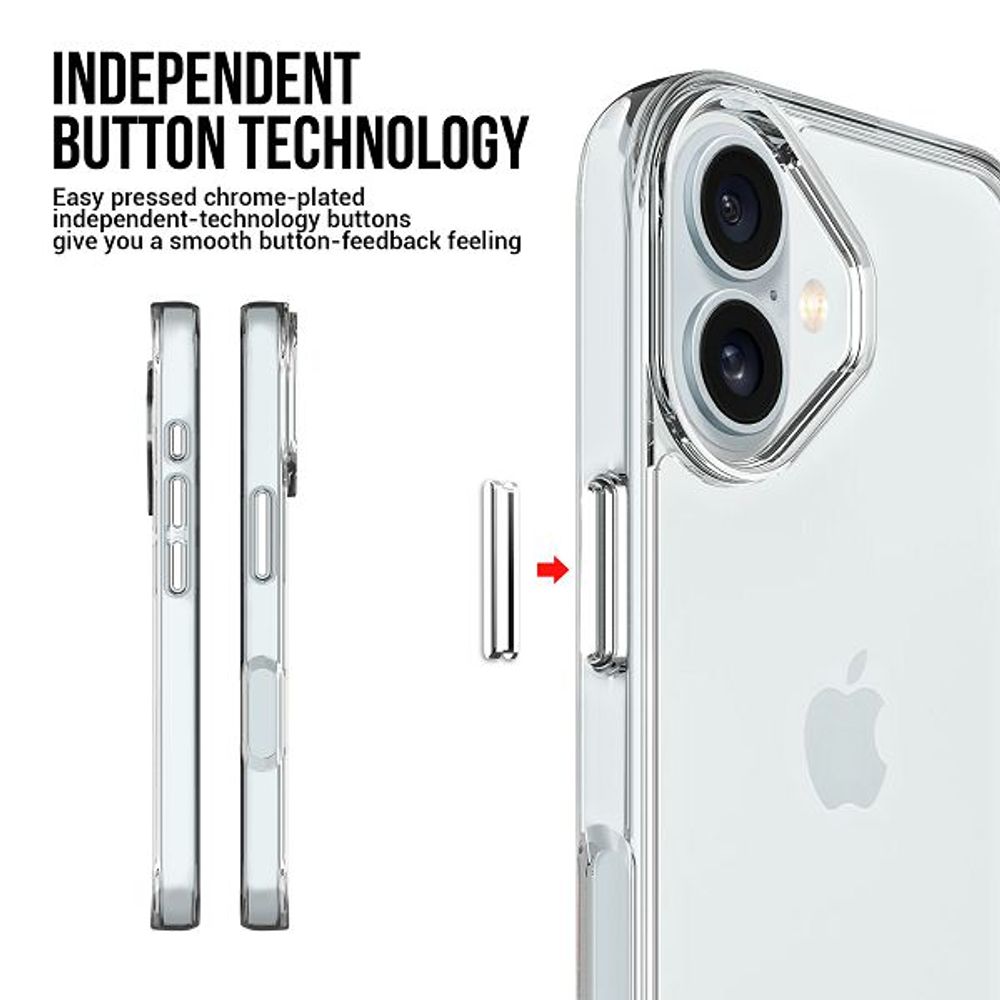 MM TPU IPHONE 17 PRO - DROP-PROOF LIGHT clear slika 3