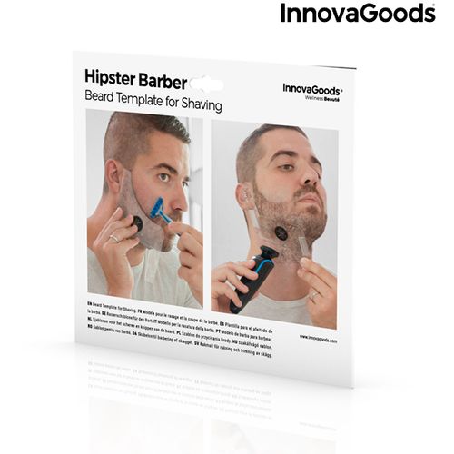 Predložak za Brijanje Brade Hipster Barber InnovaGoods slika 2