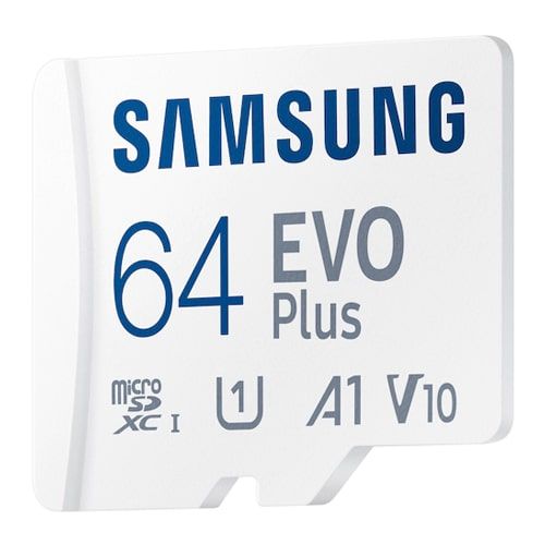 Samsung MB-MC64KA/EU MicroSD 64GB, EVO Plus, SDXC, UHS-I U3 V10 A1, Read 130MB/s, for 4K and FullHD video recording, w/SD adapter slika 4