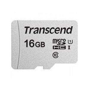 Transcend TS16GUSD300S Micro SD 16 GB, Class 10 U1, Read up to 95MB/s