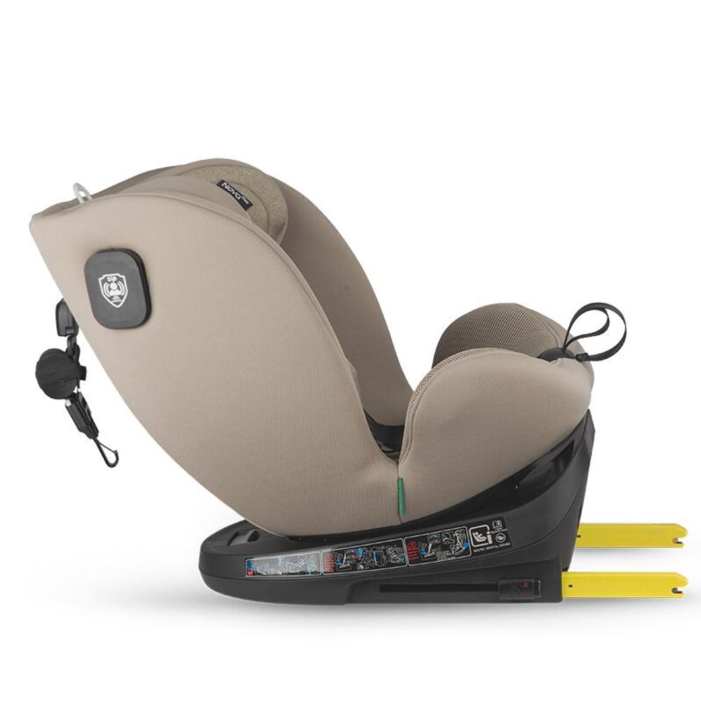 Coccolle® Autosjedalica Nova iSize 360° 40-150cm Isofix, Sand Beige slika 14
