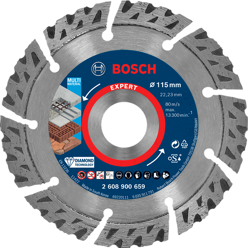 Bosch EXPERT dij. ploča MultiMaterial 115 mm slika 9