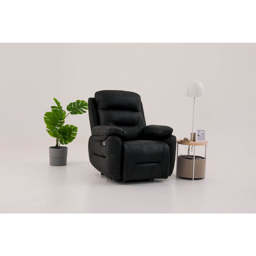 Električni Relax Fotelja Comfort - Crna slika 1
