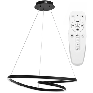 TOOLIGHT Stropna svjetiljka Hanging Loop LED + Remote APP796-cp crna