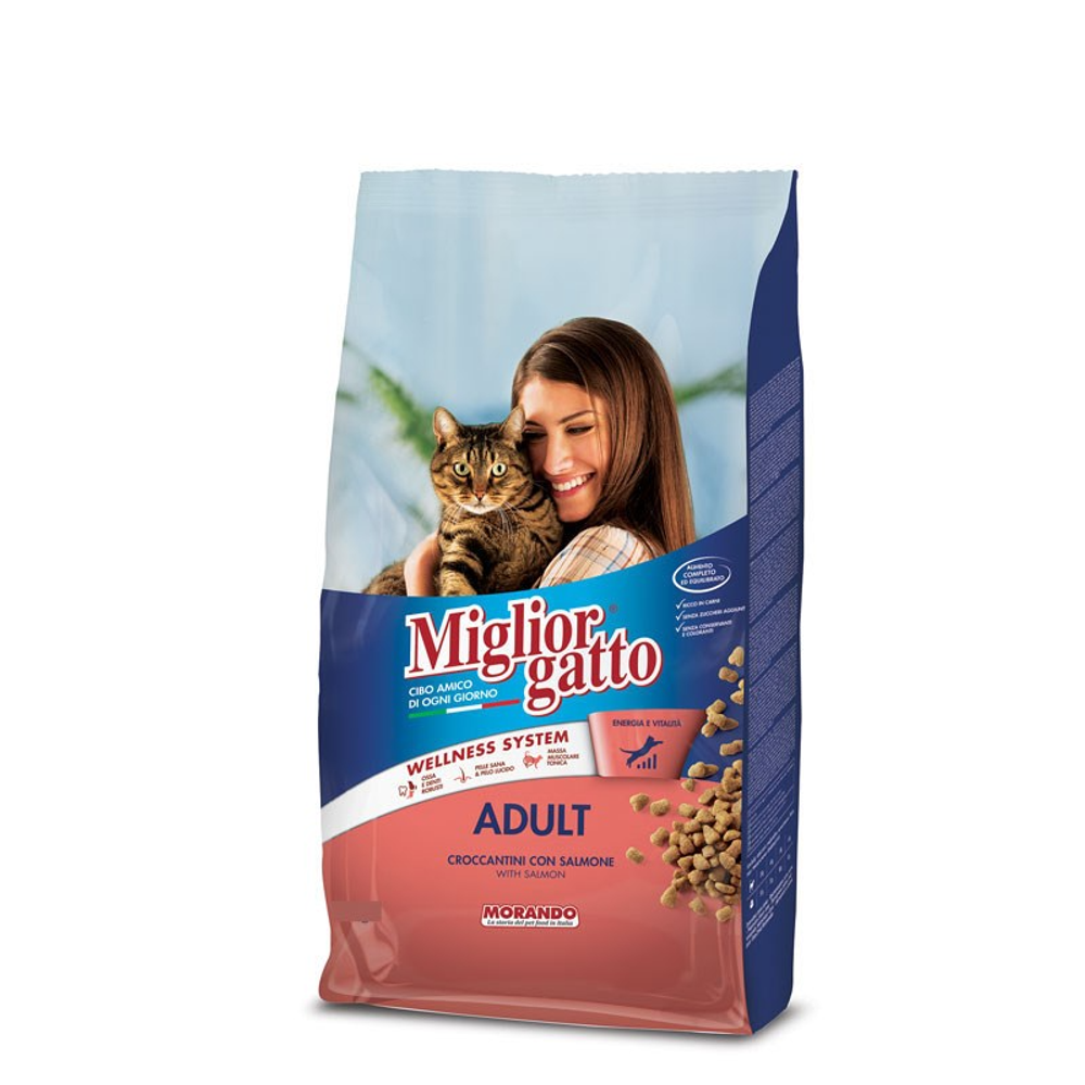 Miglior Gatto Hrana Za Mačke Kroketi Sa Lososom 1.5kg   slika 1