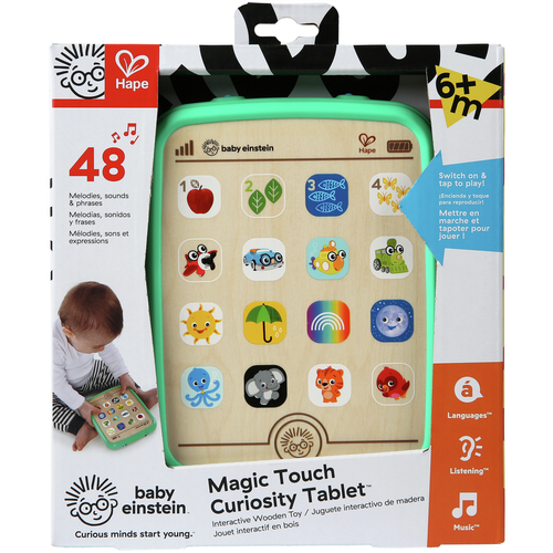 Hape Muzički drveni tablet Magic Touch Curiosity DE/IT/EN 800853  slika 4