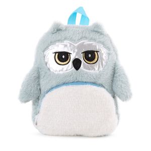 AMEK Plišani ruksak Owl Blue 30cm