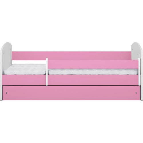 Drveni dječji krevet Classic 2 s ladicom - rozi - 180*80cm slika 3