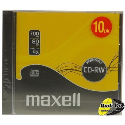 MAXELL CD-RW 80 12X JEWEL slika 1
