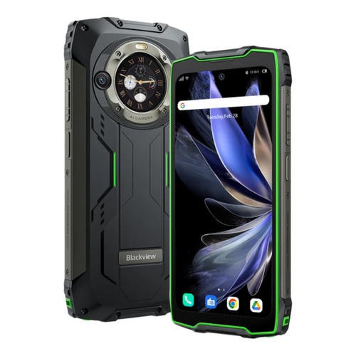 Blackview Smartphone Rugged Phone BV9300 Pro 12GB+256GB with Built-in 100LM Flashlight, Green slika 3