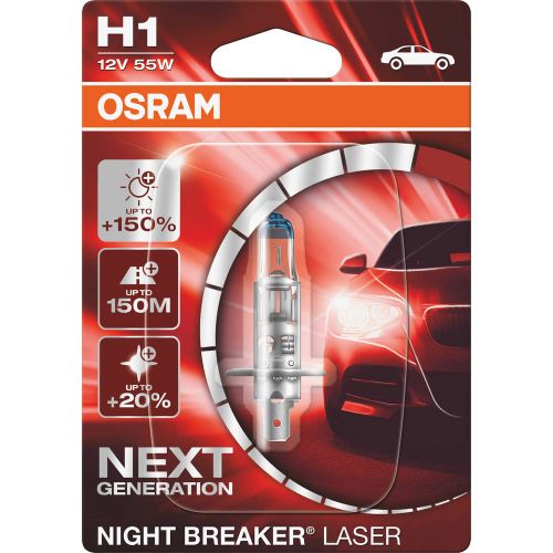 Osram Auto 64150NL-01B halogena žarulja Night Breaker® Laser Next Generation H1 55 W 12 V slika 2