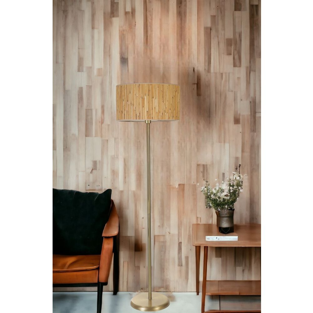 Bambu 07 Abajurlu Lambader Eskitme Oak Gold slika 2