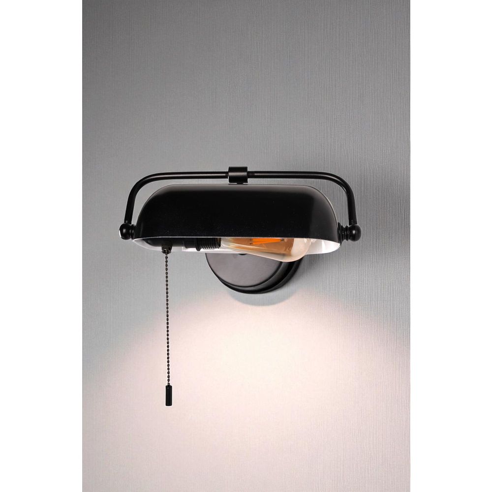 Opviq Zidna lampa 127, crna slika 2