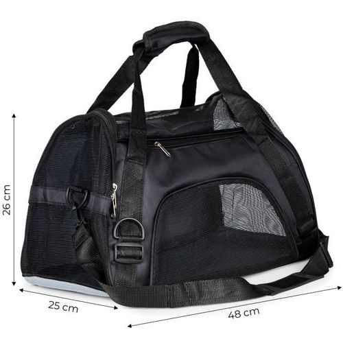 PETSI Transportna torba za kućne ljubimce crna ME03-01  slika 7